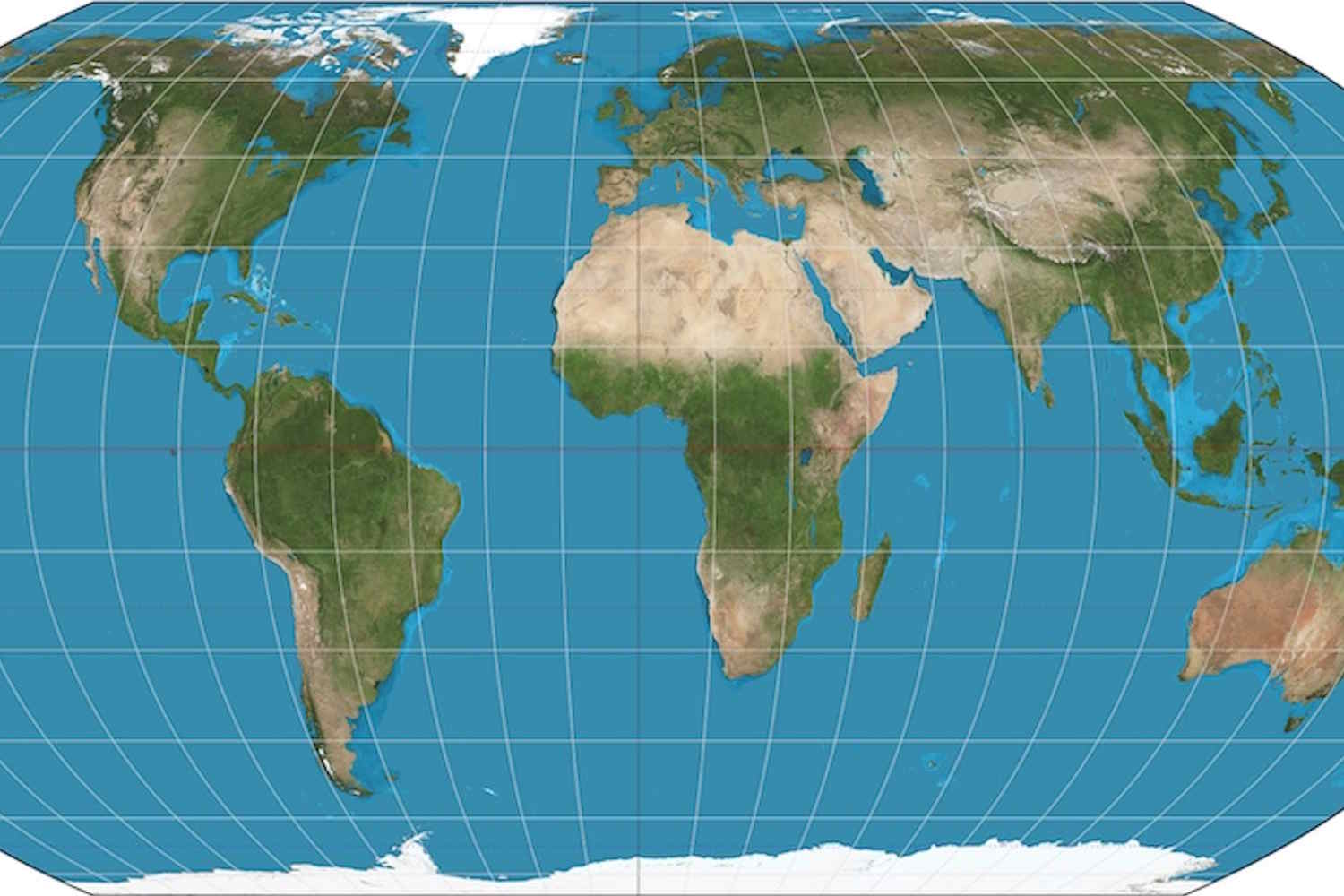 proiezione mappa globo