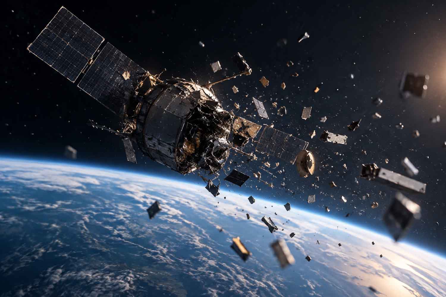 satellite frammentato