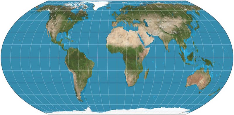 globe map projection