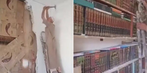 After 15 years in exile, he demolishes the wall built to protect his books from the Assad regime: the hidden library resurfaces in Syria