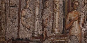 Archaeologists discover the largest Roman mosaic wall, which remained hidden for centuries under the Baths of Trajan