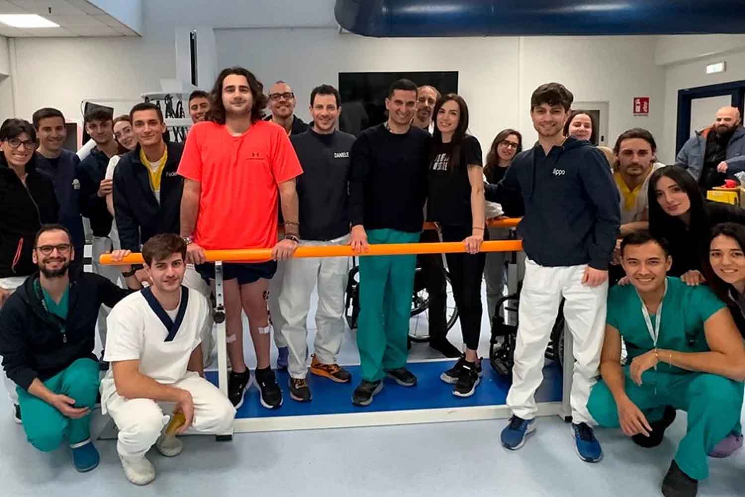 lesione midollare pazienti in piedi