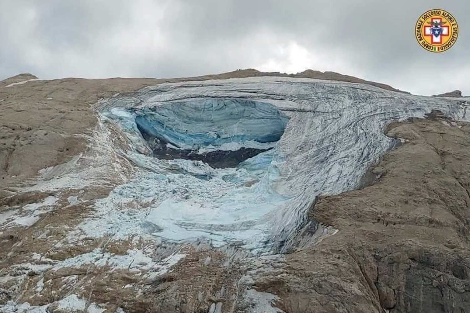 The Marmolada glacier has only 10 years of life left: an extension equal to 12 football fields has been lost in just a few months