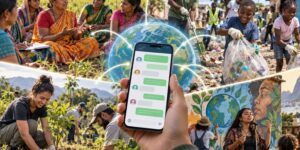 The climate crisis manifests itself differently in each country: the global climate campaign born from below and spread via Whatsapp