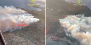 Vast fire on the island of Santa Maria, in the Maddalena Archipelago: 5 hectares of Mediterranean scrub destroyed
