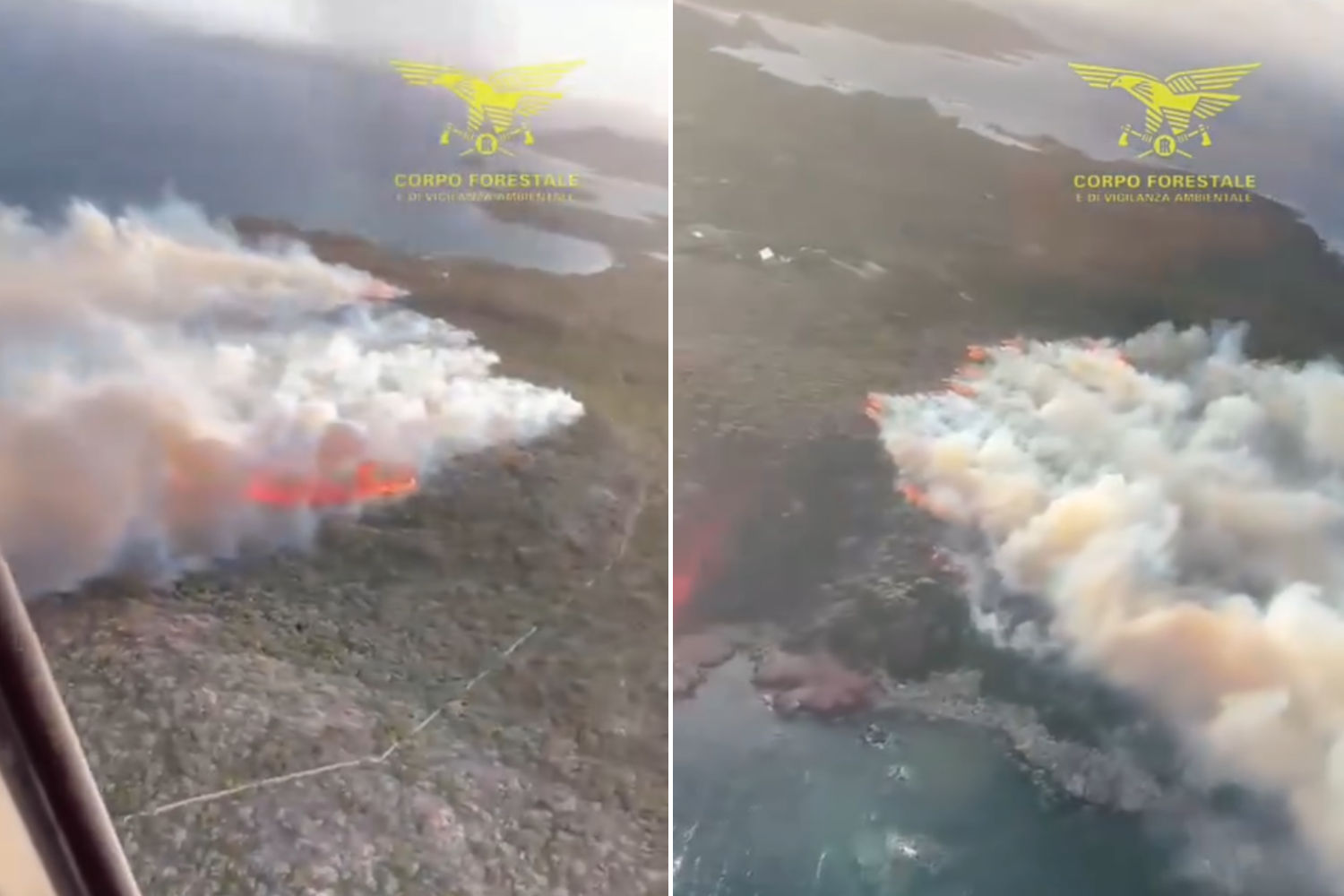 La Maddalena incendi