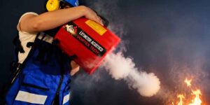 16-year-old student invents portable fire extinguisher that puts out fire with sound, without water, dust or foam