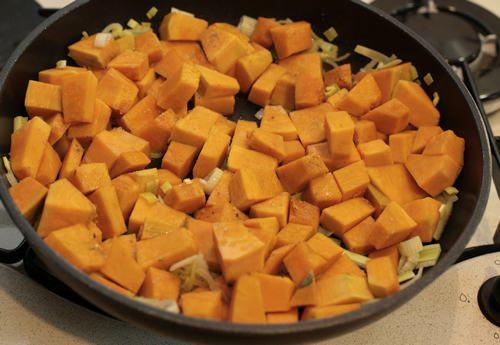 pumpkin leeks