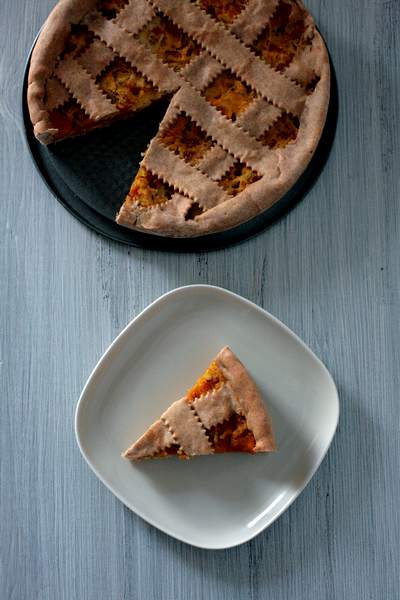savory pumpkin tart