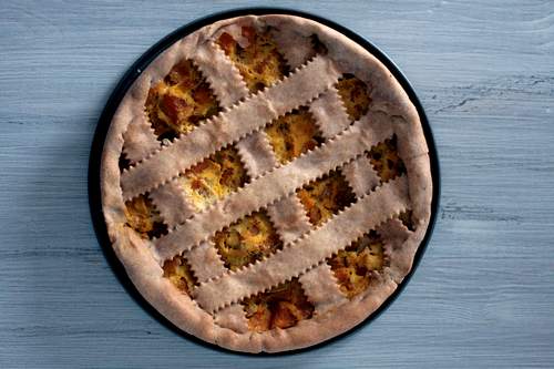 savory pumpkin tart 2