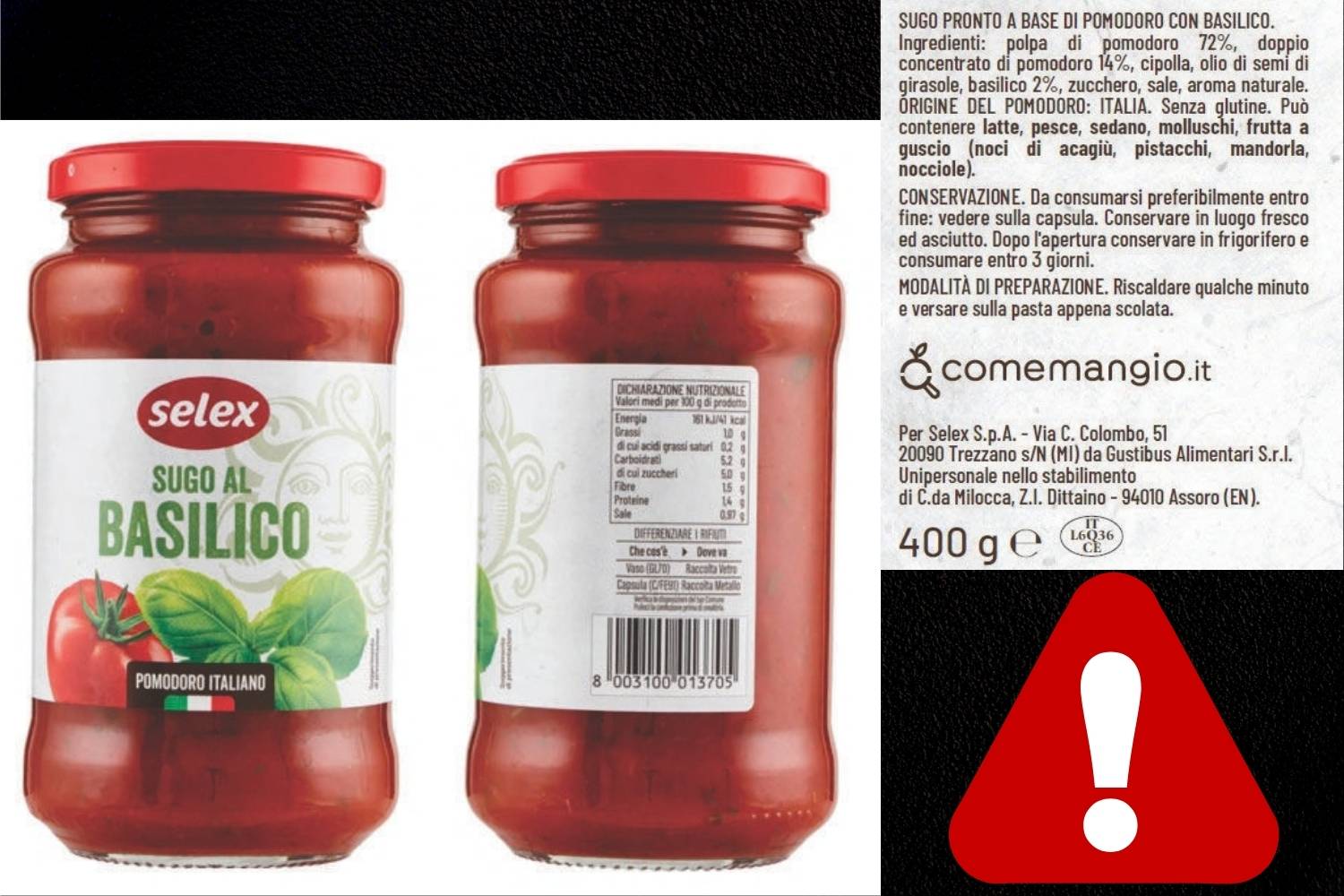 richiamo sugo selex 2