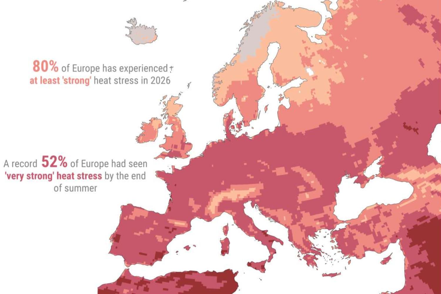 Now it's official! In Western Europe, the summer of 2026 was the hottest ever, surpassing 2003 (with an average of 21.7 degrees)