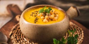 This chestnut, chickpea and pumpkin soup is the fall dish you’ll want to make again throughout October
