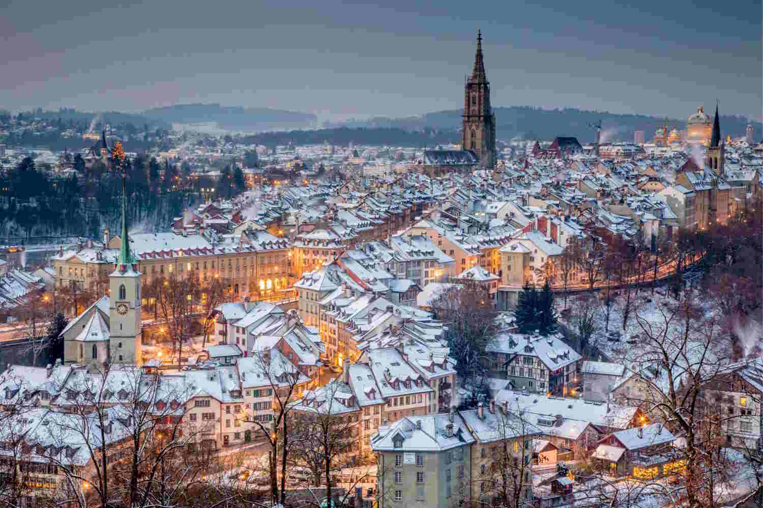 Bern - little green train of the Alps