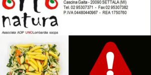 Food recall, Ortonatura withdraws Zuppa Toscana: inside there is minestrone with celery not declared on the label