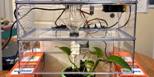 At the age of 13 he built a device that produces water from the air capable of watering plants only when needed