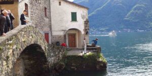 On Lake Como there is a village of Celtic origin set in the rock with a breathtaking gorge and a 200 meter waterfall