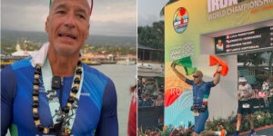 Astronaut Luca Parmitano is also in the Olympus of sport: he completed the epic Ironman 2026 world championship