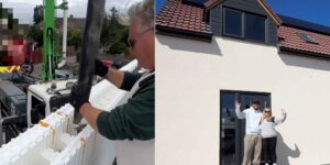At 26, this couple built a house using polystyrene blocks: they saved 220 thousand euros with do-it-yourself