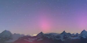 G3 geomagnetic storm underway: why even the sky of the Alps has turned red