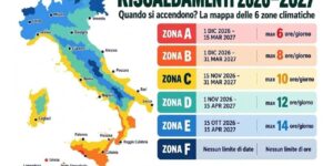 Heating on from 15 October, but not for everyone: here is the map with the climate zones and the 2026-2027 calendar