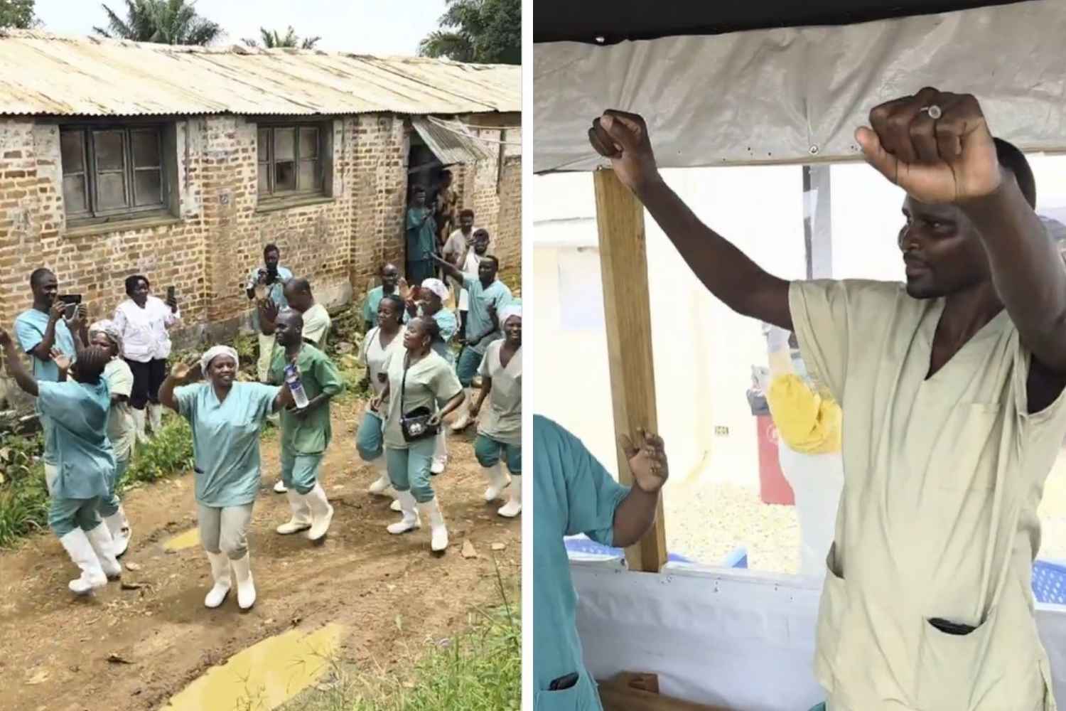 medici in congo festeggiano guarigione ebola