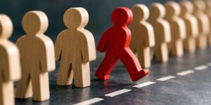 It only takes a few people breaking the rules to influence an entire group to do the same
