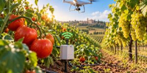 Sensors in the soil and drones on tomatoes: this is how they save up to 15% of water in Puglia