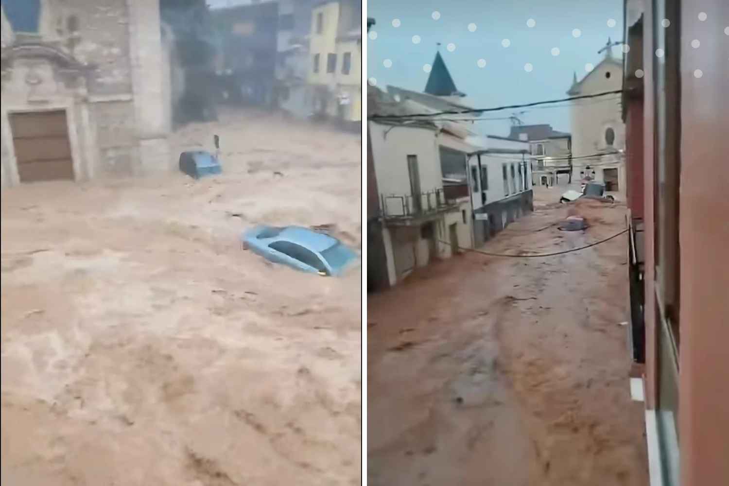 spagna alluvione