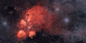 That kitty footprint left in the Milky Way: the nebula just photographed by NASA is adorable
