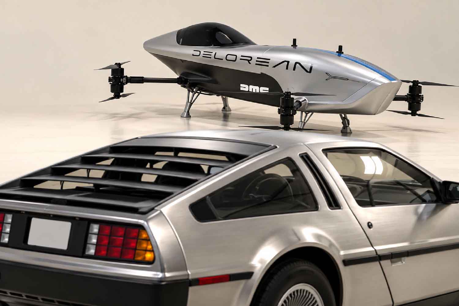 DeLorean volante
