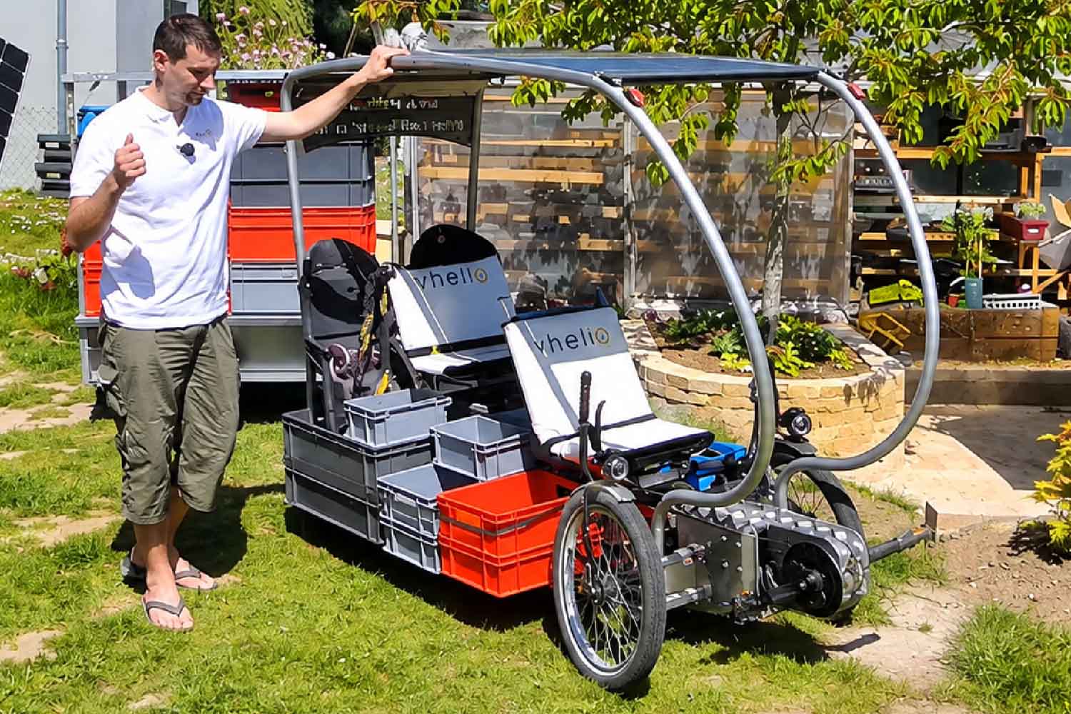 Vhélio triciclo elettrico